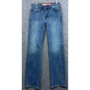 Rock and Roll Denim Double Barrel Straight Leg Relaxed Fit Jeans 32x35 Western